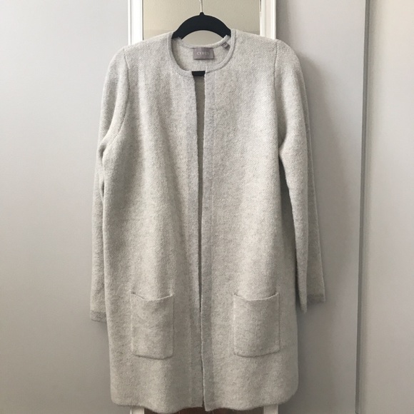 Cyrus long grey cardigan
